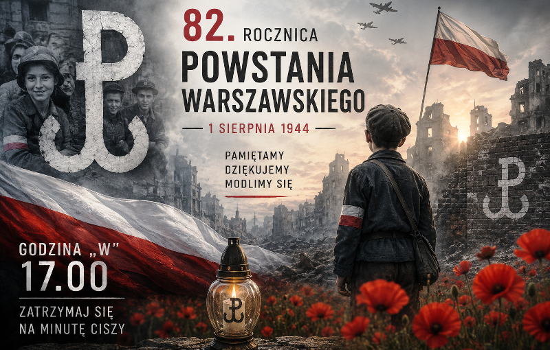 Pamięć, która zobowiązuje – 82. rocznica wybuchu Powstania Warszawskiego